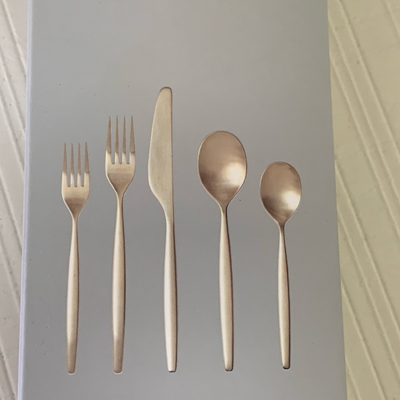 West elm Sidney sold stainless steel flatware 5- piece set - Picture 1 of 11